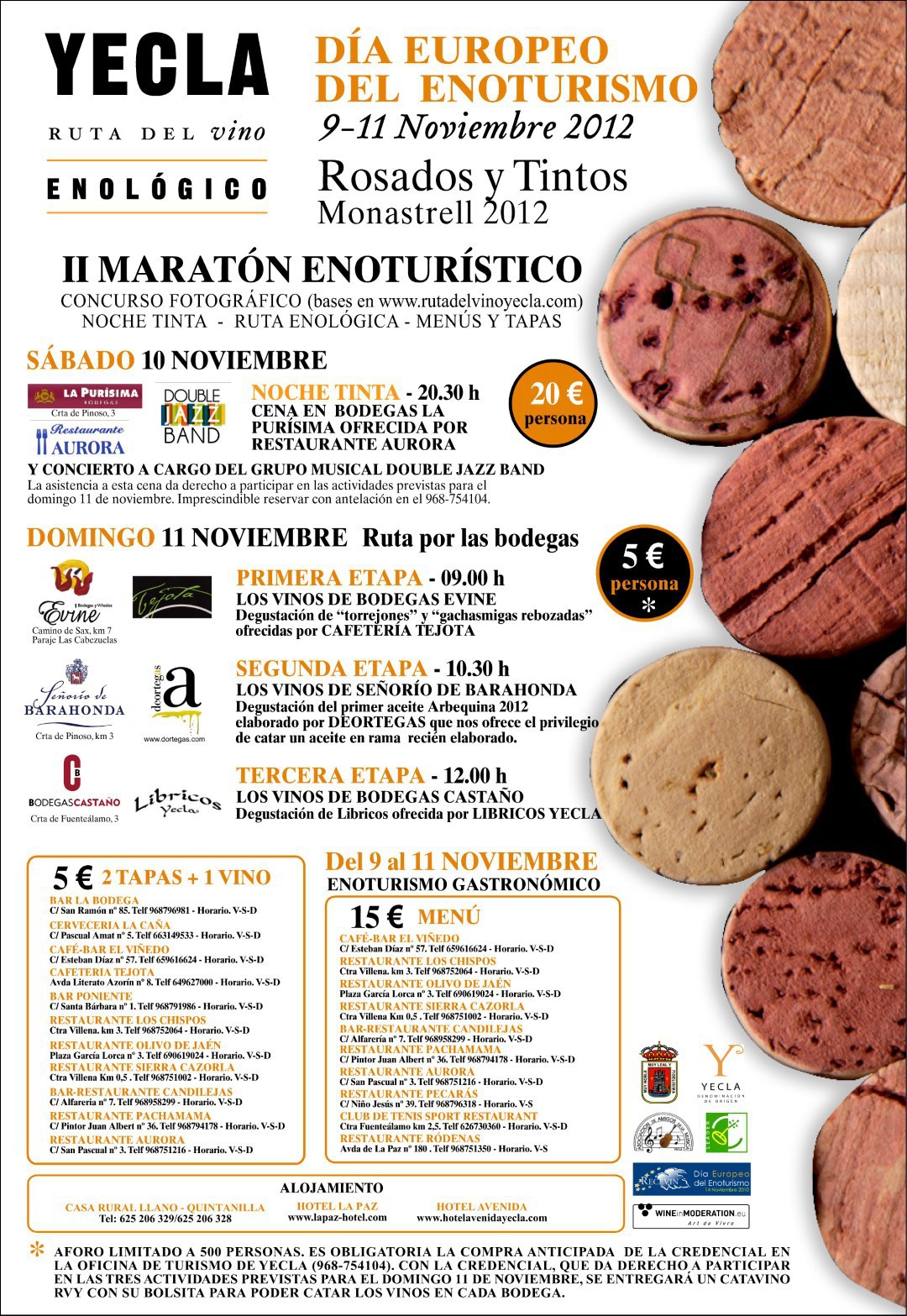 Cartel Día Europeo del Enoturistmo 2012