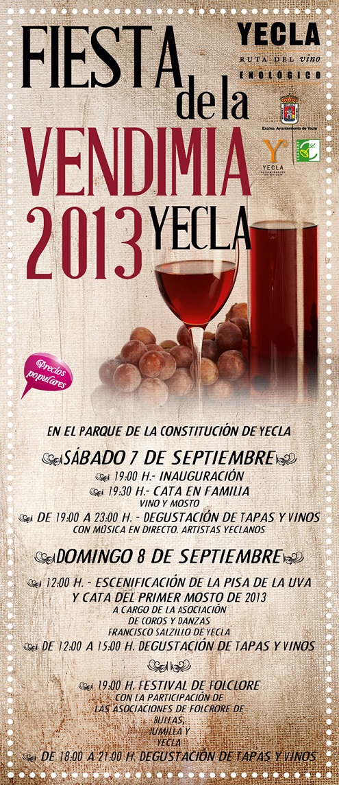Feria de la Vendimia 2013. Yecla