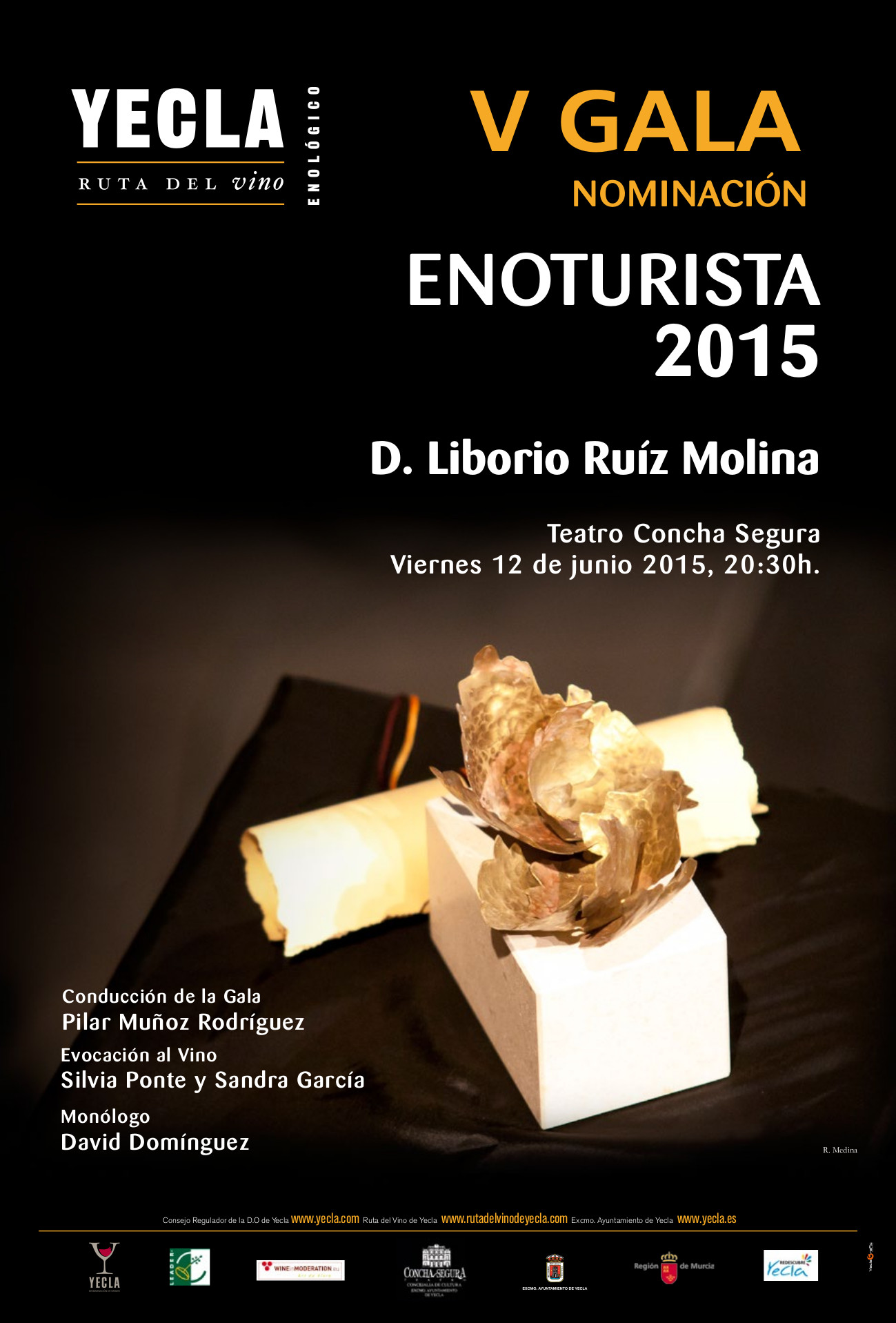 Cartel V Gala nominación enoturista 2015