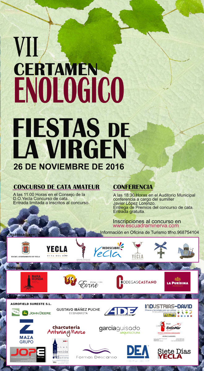VII Certamen Enológico. Fiestas de la Virgen