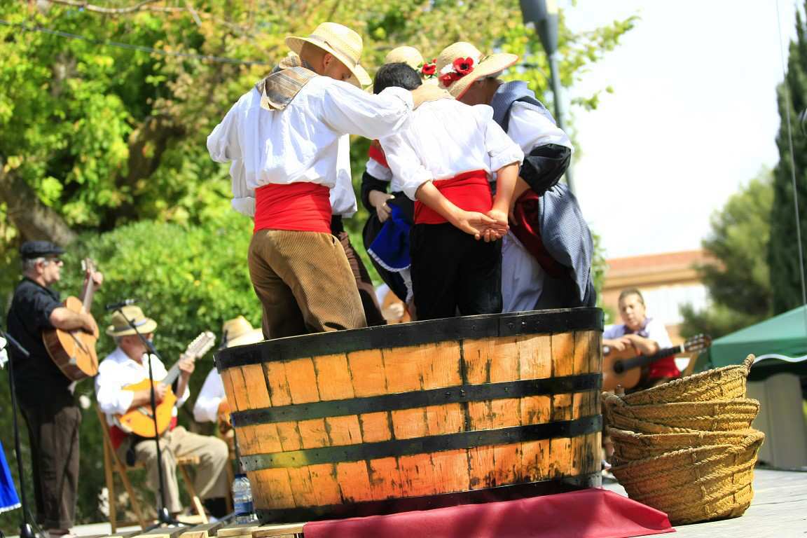 Feria del Vino. Pisa de la monastrell