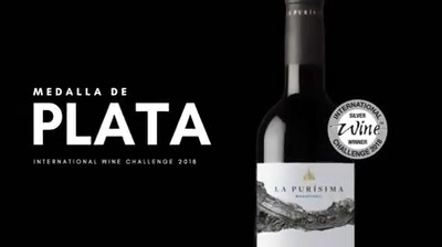Bodegas la Purísma obtiene medalla de Plata en el Nuestro vino La Purísima Monastrell 2016 ha recibido medalla de Plata en el concurso International Wine Challenge 2018 celebrado en Reino Unido.