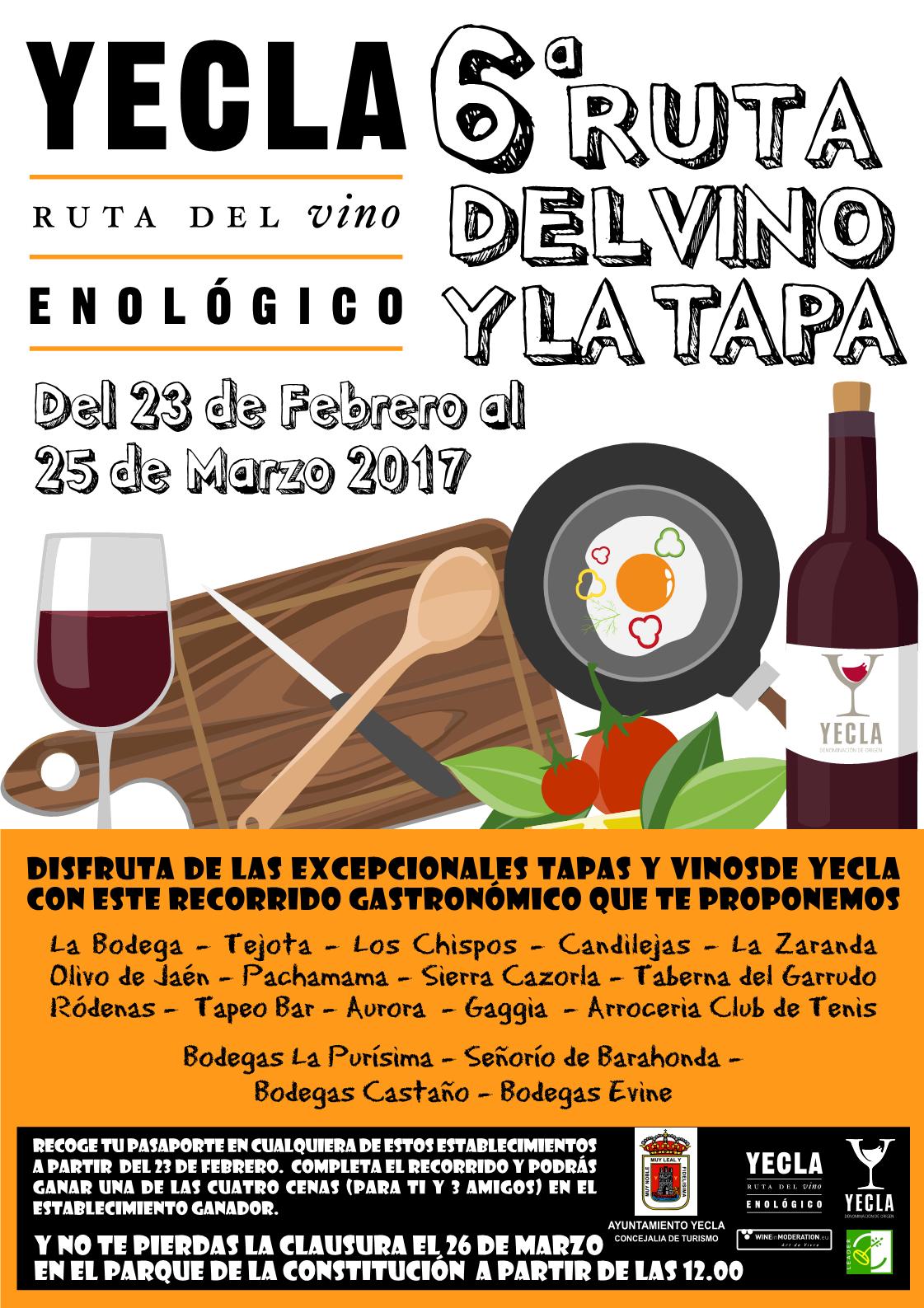 6 Ruta del Vino y la Tapa 2017 Yecla