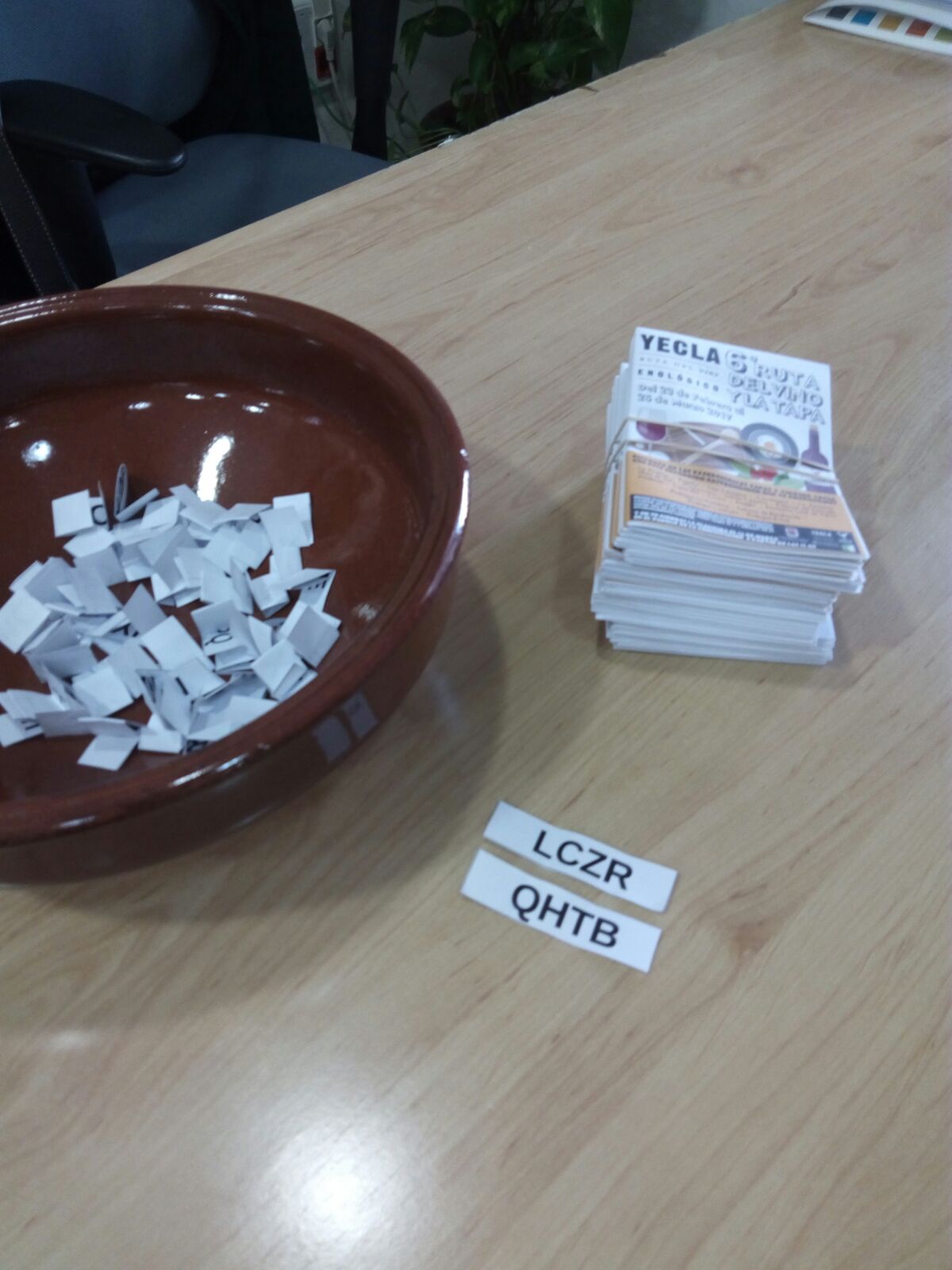 Ganadores. Primer sorteo fotográfico de la ruta del vino y la tapa 