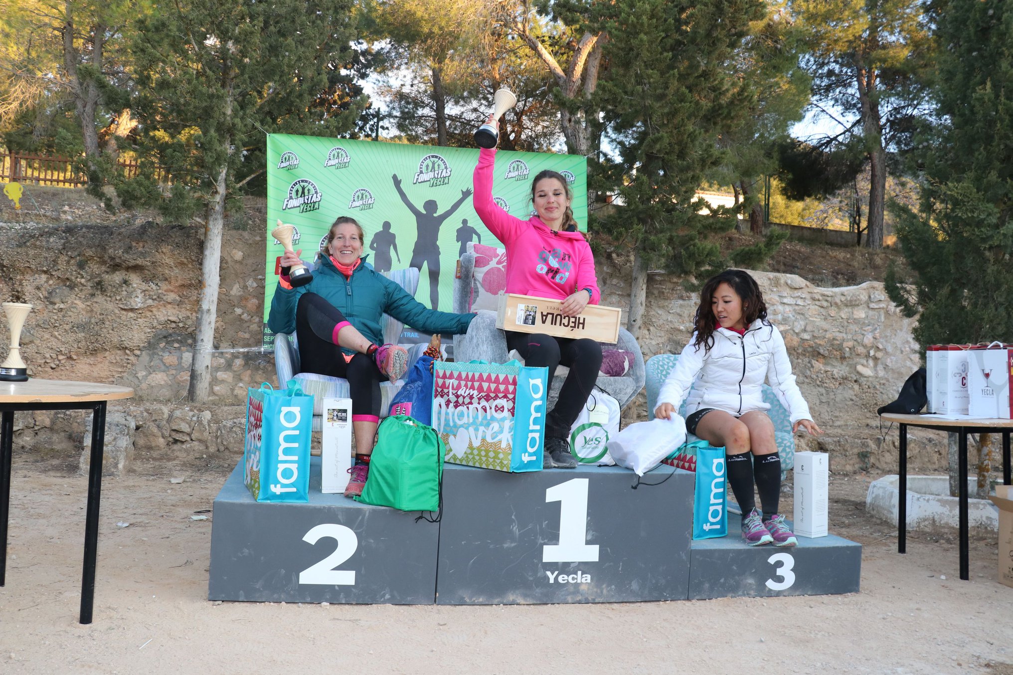 Ultra Trail. Podium femenino