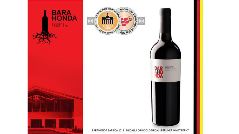 Barahonda Barrica 2015, medalla de oro en Berliner Wein Trophy 2018