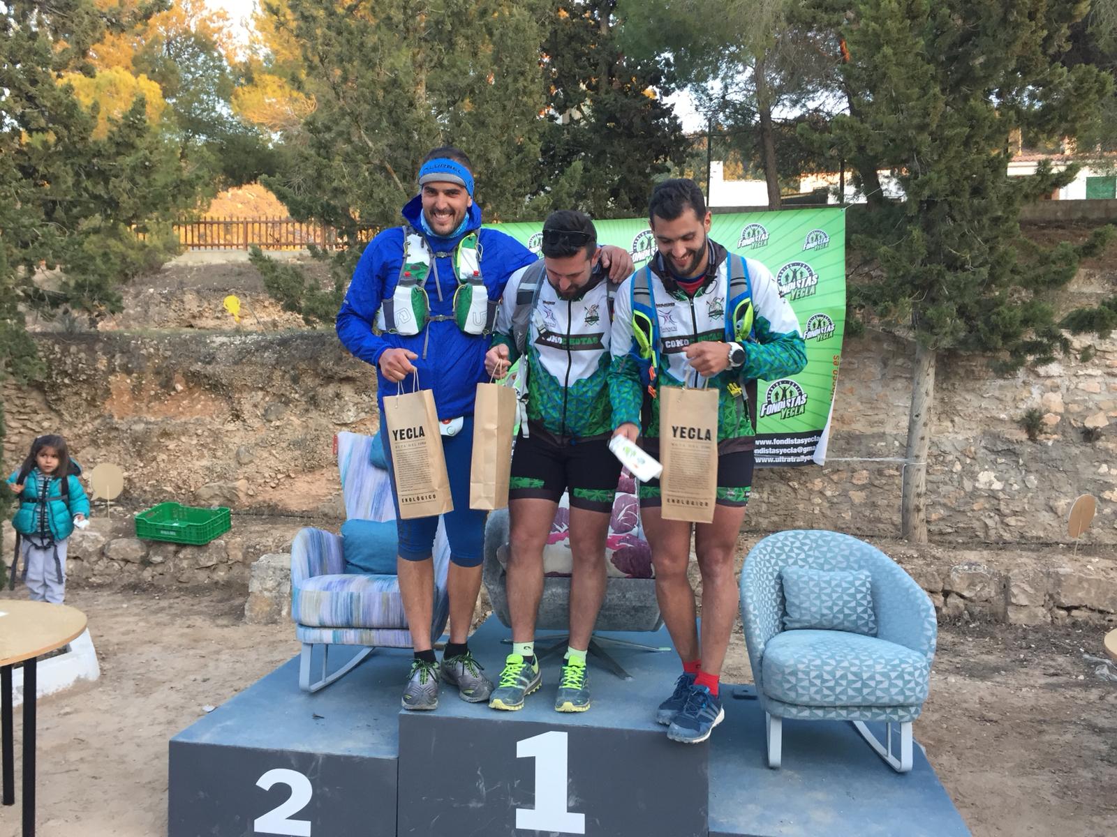 Ultra Trail Yecla. Podium masculino
