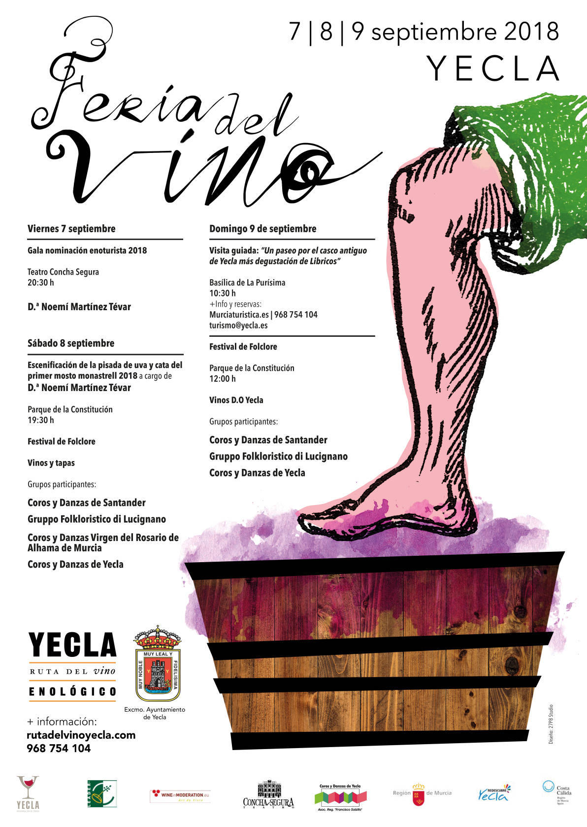 cartel feria del vino