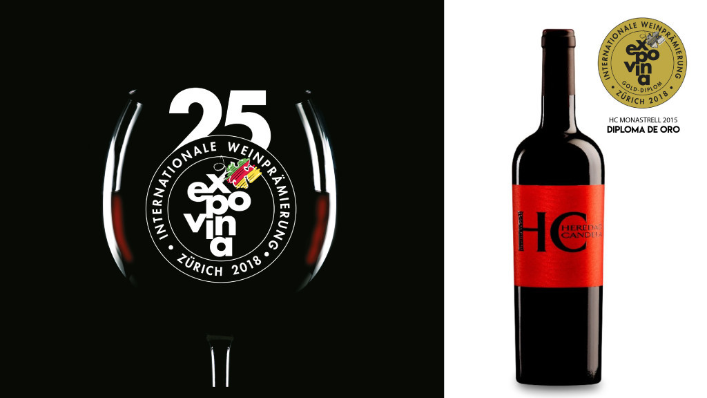 HC Monastrell 2015 galardonado con Diploma de Oro en Zürich