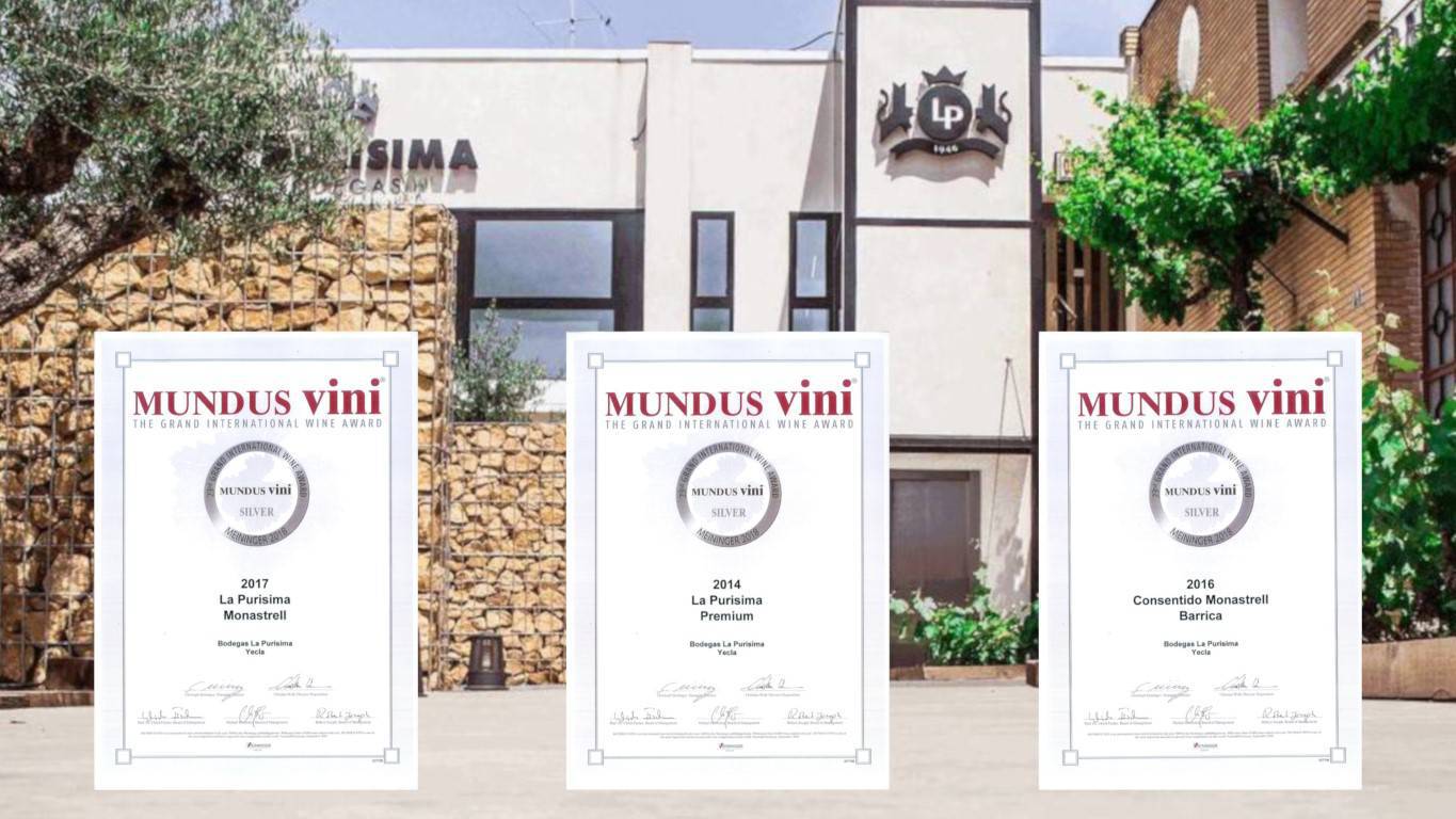 Bodegas La Purisima  en el Gran Premio Internacional del Vino MUNDUS VINI 