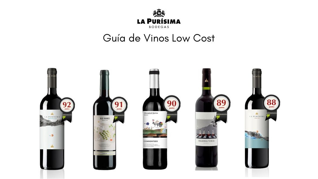 Bodegas La Purísima triunfa en la guía de vinos Low Cost