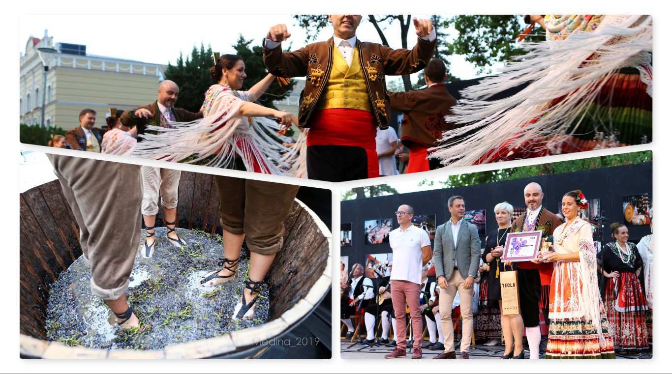 Feria de la vendimia y pisá de la uva