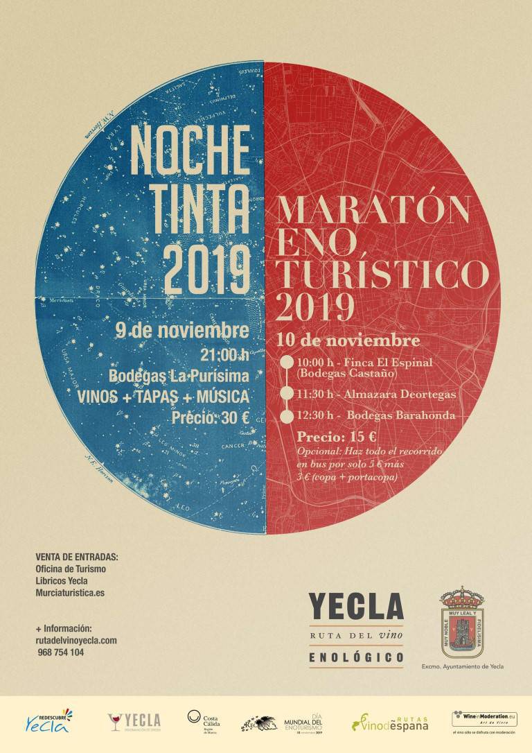 Night ink and wine tourism marathon. World Wine Tourism Day