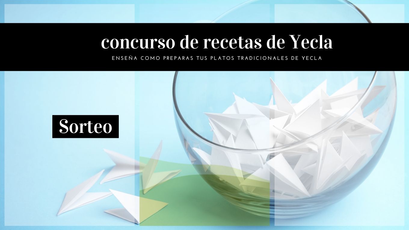 Ganador del primer sorteo del Concurso Recetas Tradicionales de Yecla
