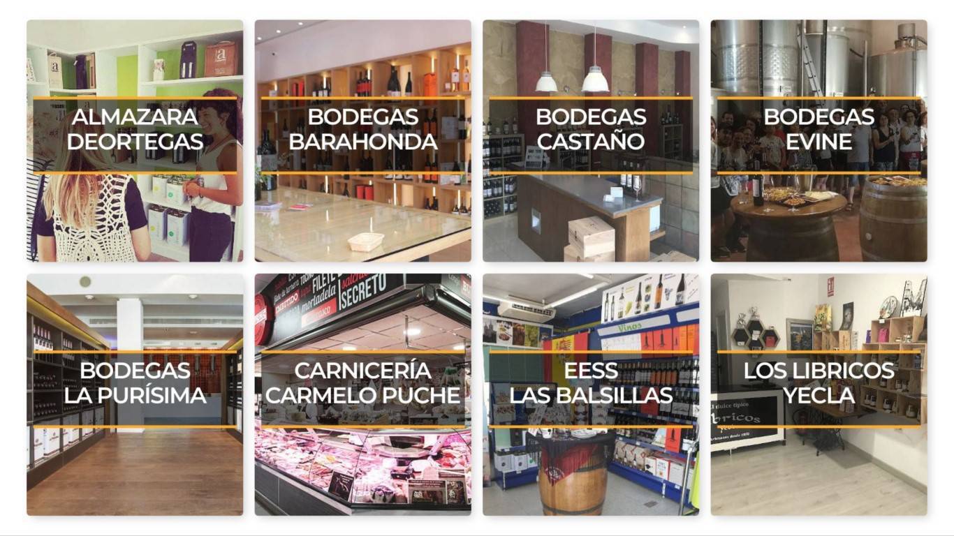 Horarios de Tiendas de la Ruta del Vino de Yecla