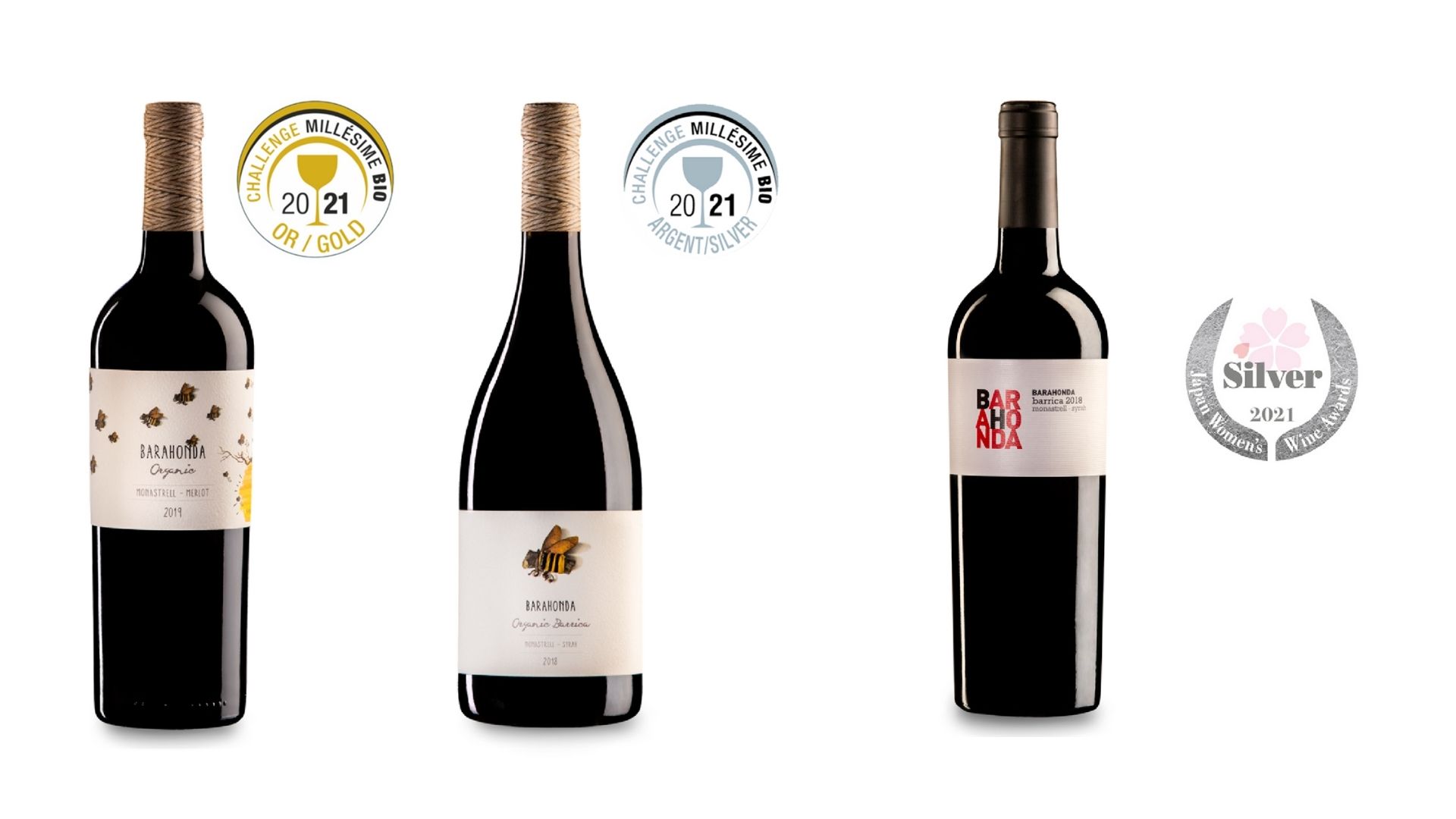 Bodegas Barahonda galardonada en SAKURA Japan Women’s Wine Awards y Millésime BIO