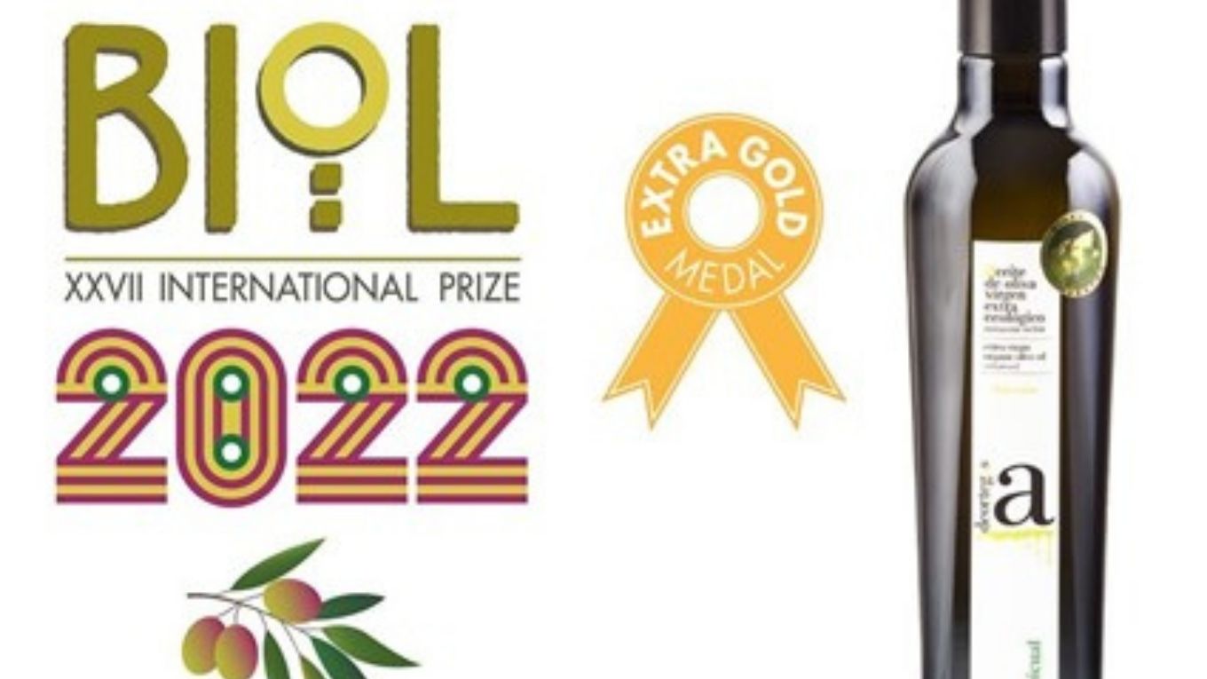 Deortegas Picual medalla extra-oro en Biol  2022 