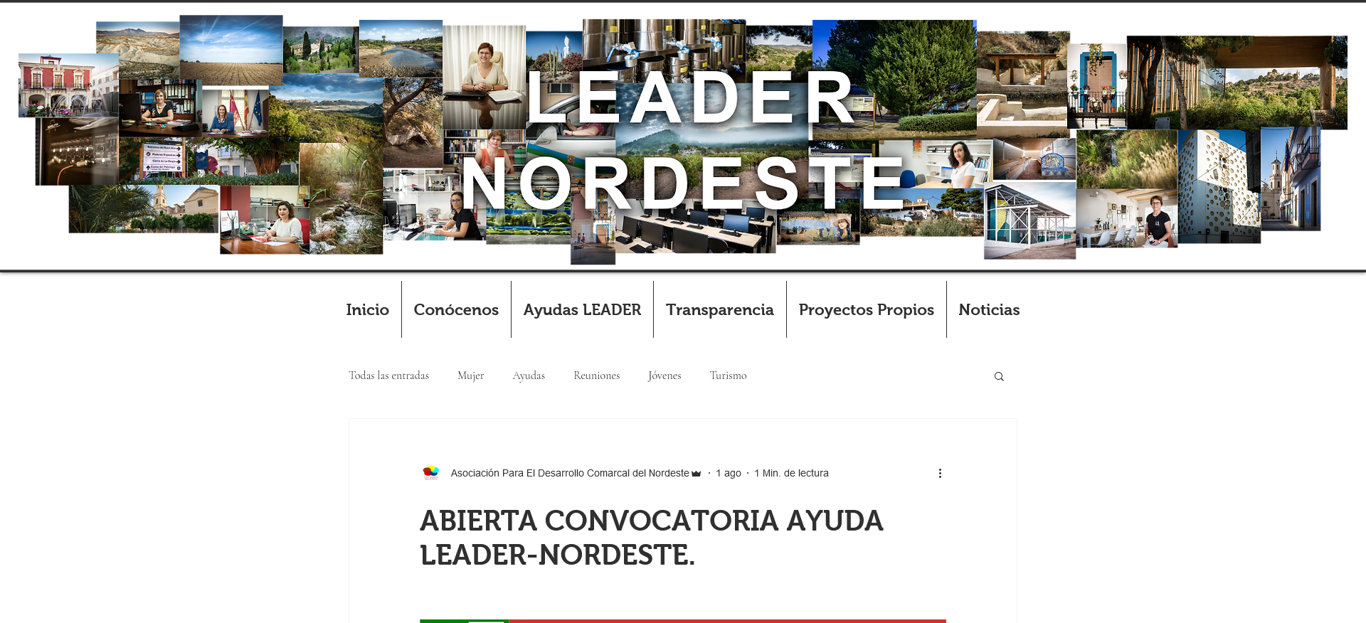 Abierta convocatoria ayuda LEADER-NORDESTE