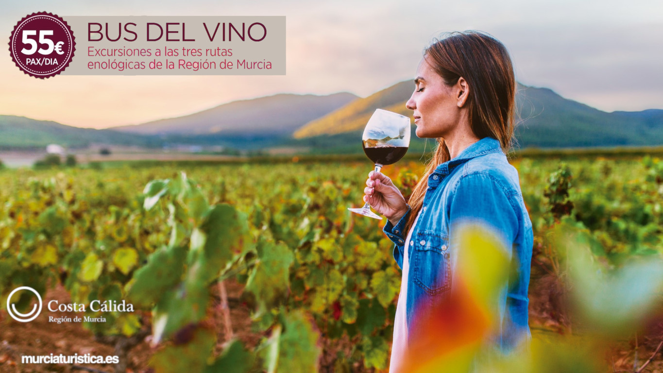 Llega el Bus del Vino a la Región de Murcia