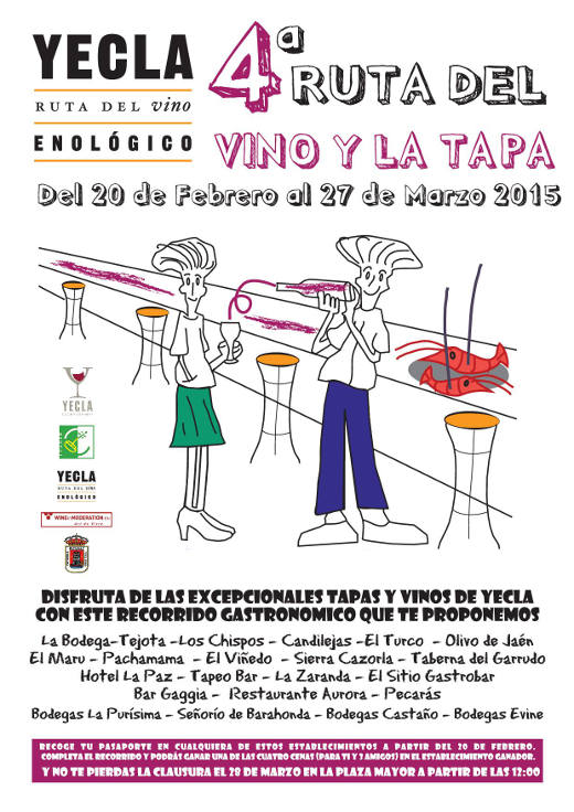 IV Ruta del Vino y la Tapa. Cartel