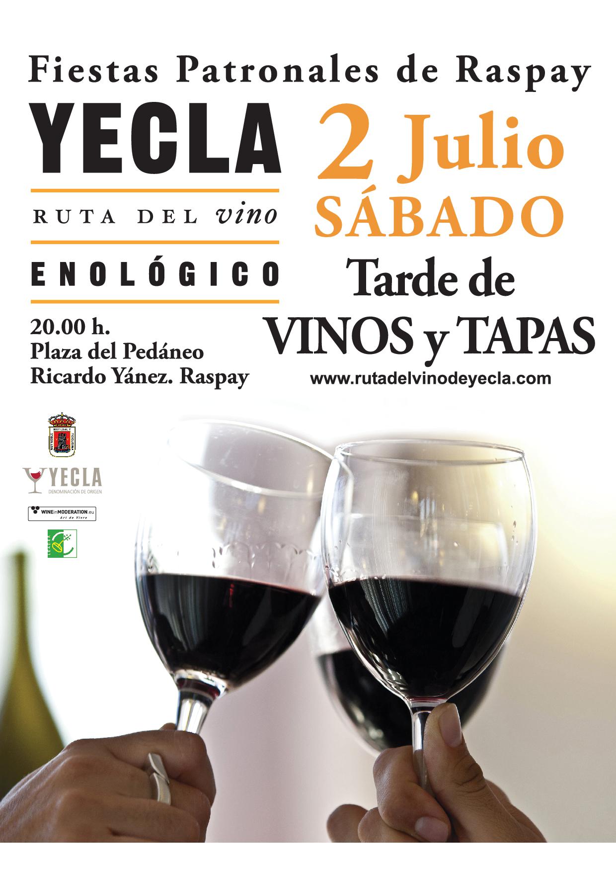 Tarde de Vinos y Tapas. Fiestas de Raspay