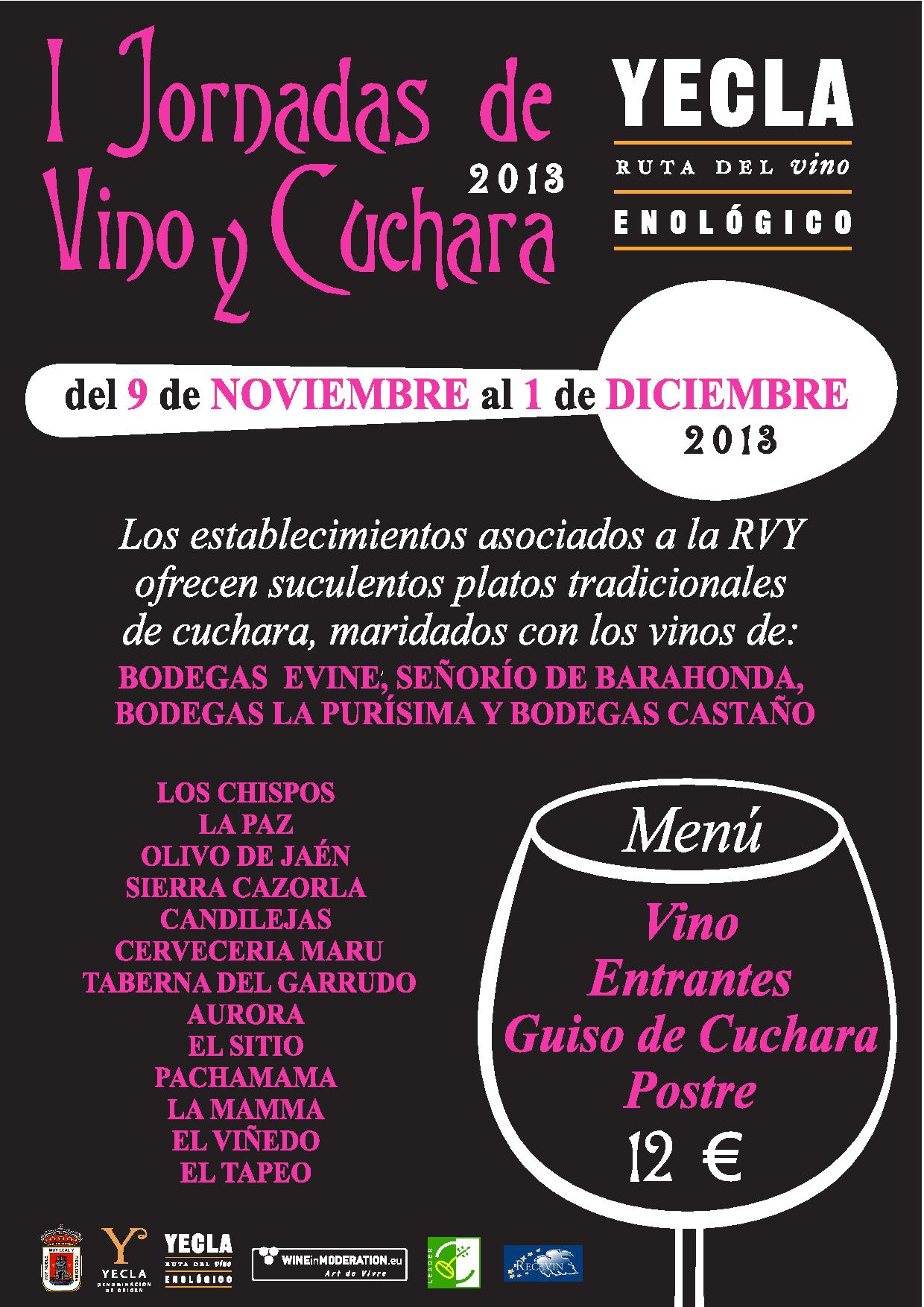I JORNADAS DE VINO Y CUCHARA